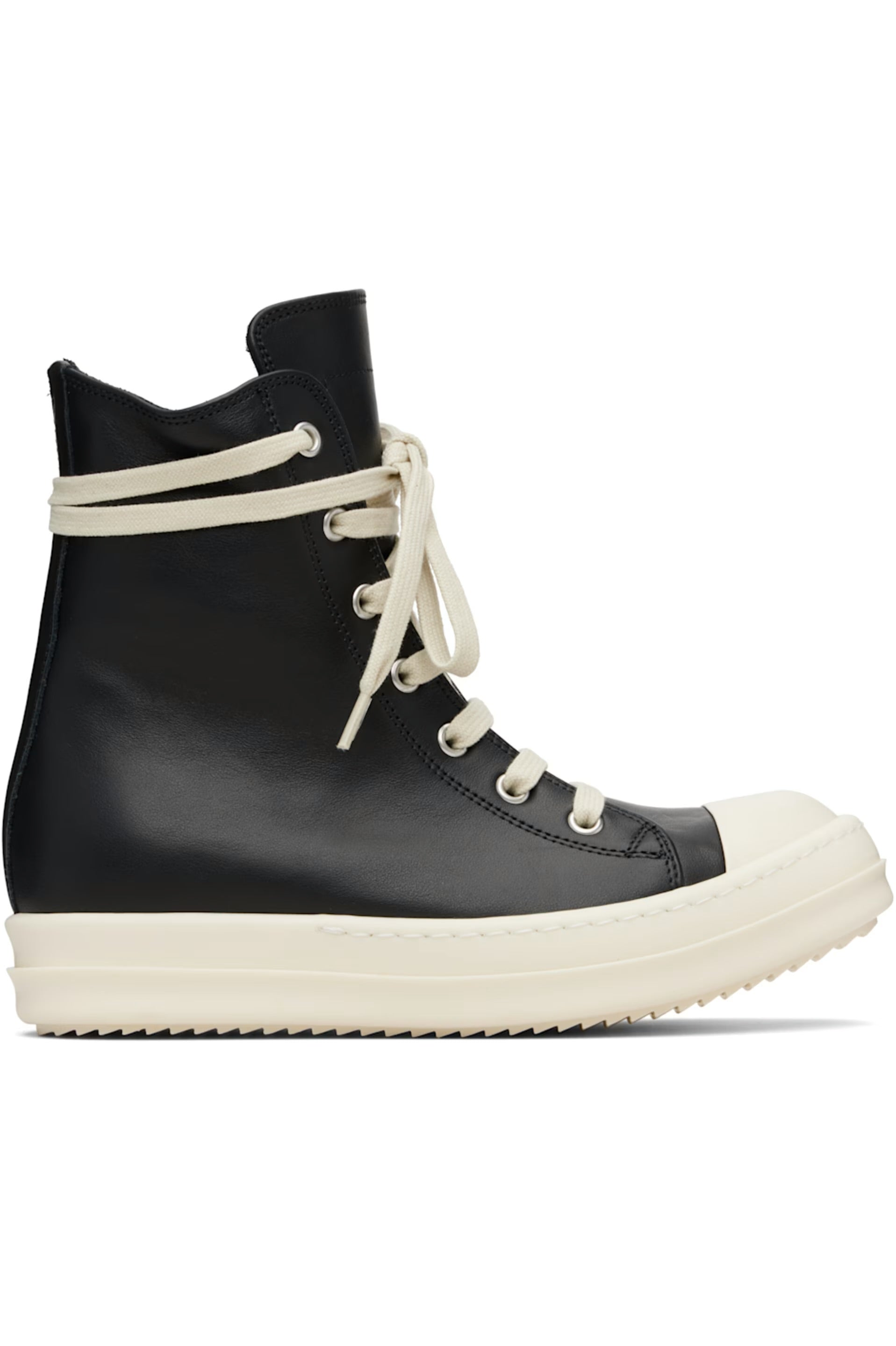 Rick Owen Black Concordians Sneakers